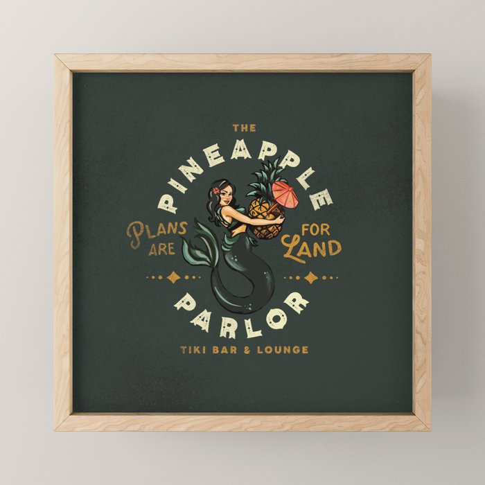 The Pineapple Parlor: Plans Are For Land Mini Art Print Gallery Image 1