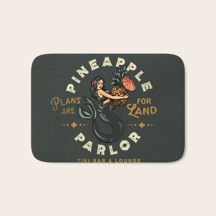 The Pineapple Parlor: Plans Are For Land Bath Mat Gallery Image 1