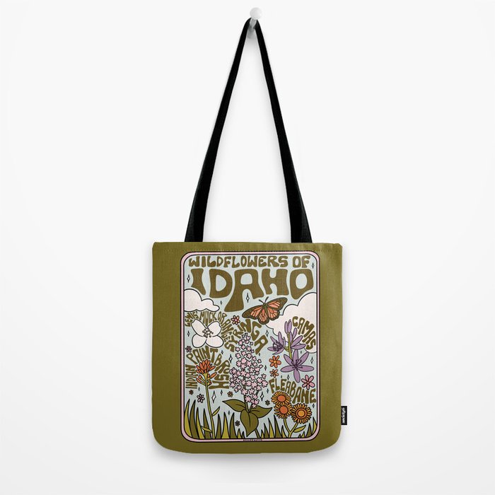 Idaho Wildflowers Tote Bag Gallery Image 2