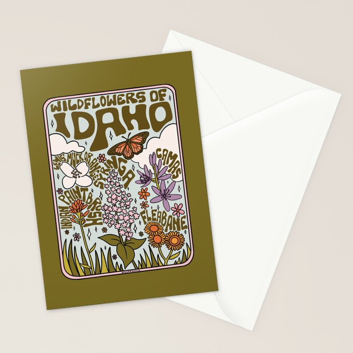 Idaho Wildflowers Stationery Card Gallery Image 2