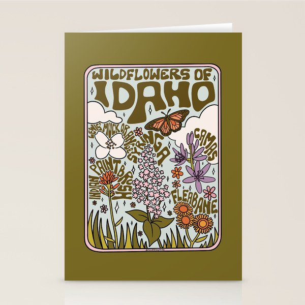 Idaho Wildflowers Stationery Card Gallery Image 2