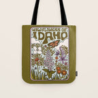 Idaho Wildflowers Tote Bag Gallery Image 1