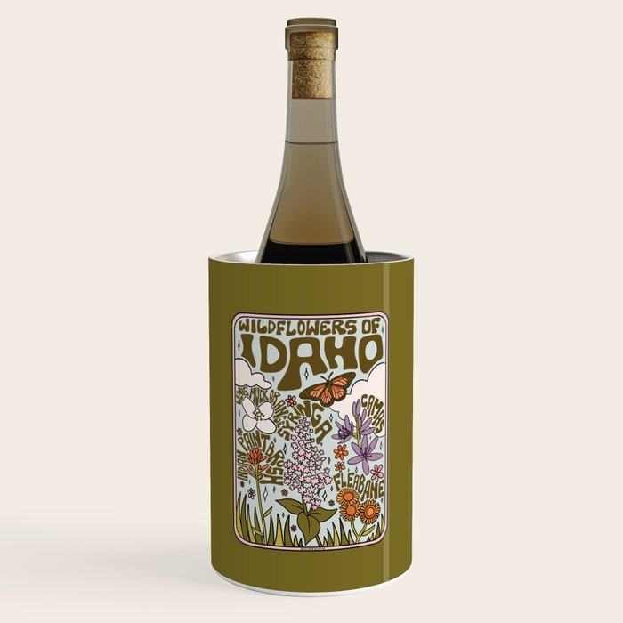 Idaho Wildflowers Wine Chiller Gallery Image 1