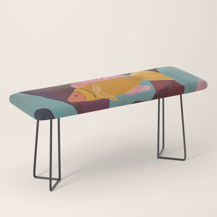 Coral and Fish Bench Gallery Image 1