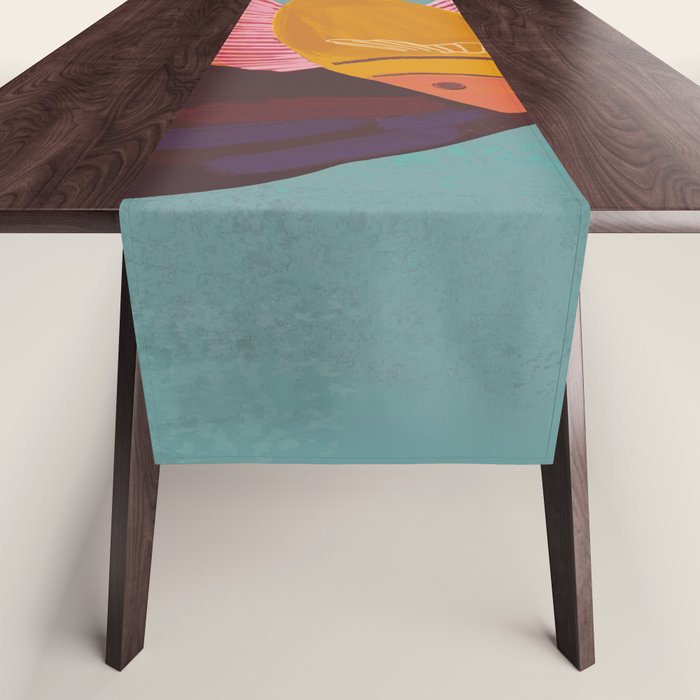 Coral and Fish Table Runner Gallery Image 1