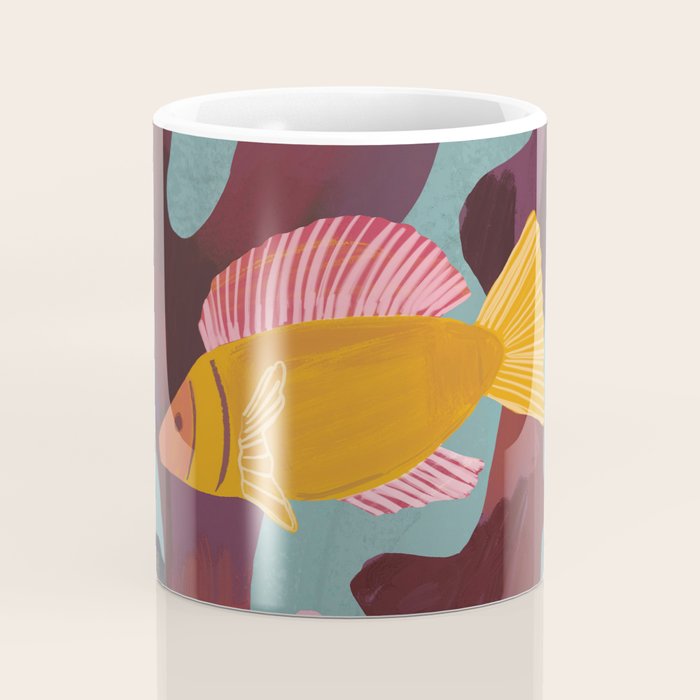 Coral and Fish Coffee Mug Gallery Image 4