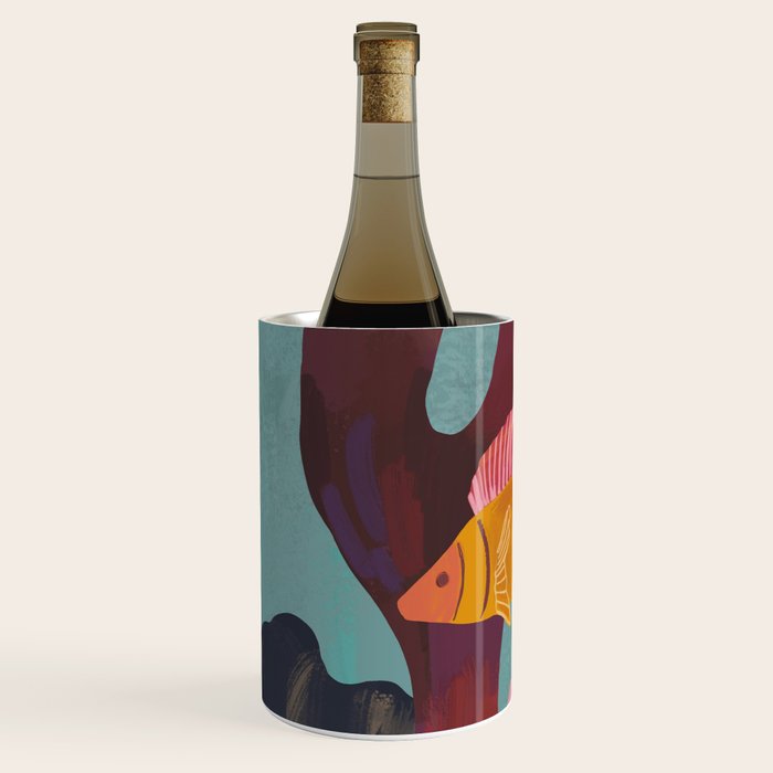 Coral and Fish Wine Chiller Gallery Image 2