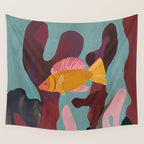 Coral and Fish Wall Tapestry Gallery Image 4