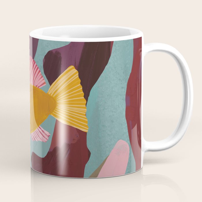 Coral and Fish Coffee Mug Gallery Image 1
