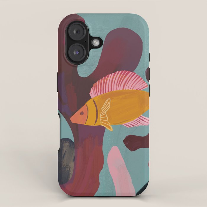 Coral and Fish iPhone Case Gallery Image 1