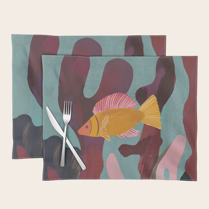 Coral and Fish Placemat Gallery Image 1