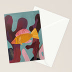 Coral and Fish Stationery Card Gallery Image 2