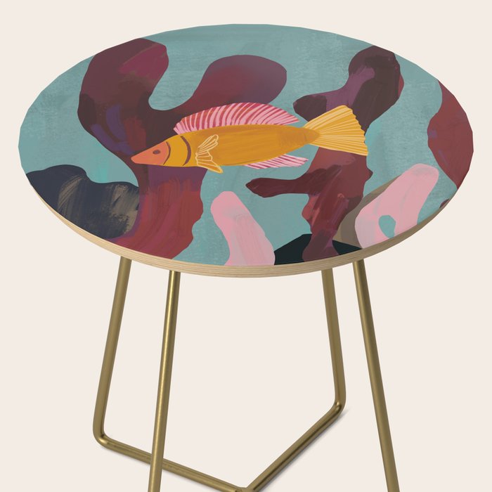 Coral and Fish Side Table Gallery Image 2