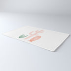 Hand drawn cactus plant art Rug Gallery Image 3
