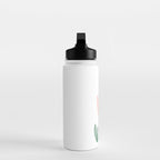 Hand drawn cactus plant art Water Bottle Gallery Image 3