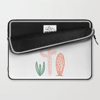 Hand drawn cactus plant art Laptop Sleeve Gallery Image 2