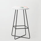 Hand drawn cactus plant art Stool Gallery Image 1