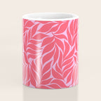 Hot Pink Tropical Palm Leaves Coffee Mug Gallery Image 4