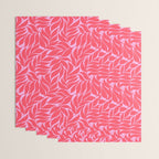 Hot Pink Tropical Palm Leaves Wrapping Paper Gallery Image 3