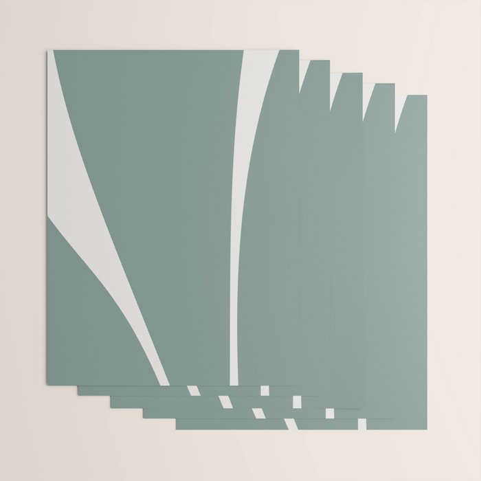 Minimalist Plant Abstract XXVIII Wrapping Paper Gallery Image 3