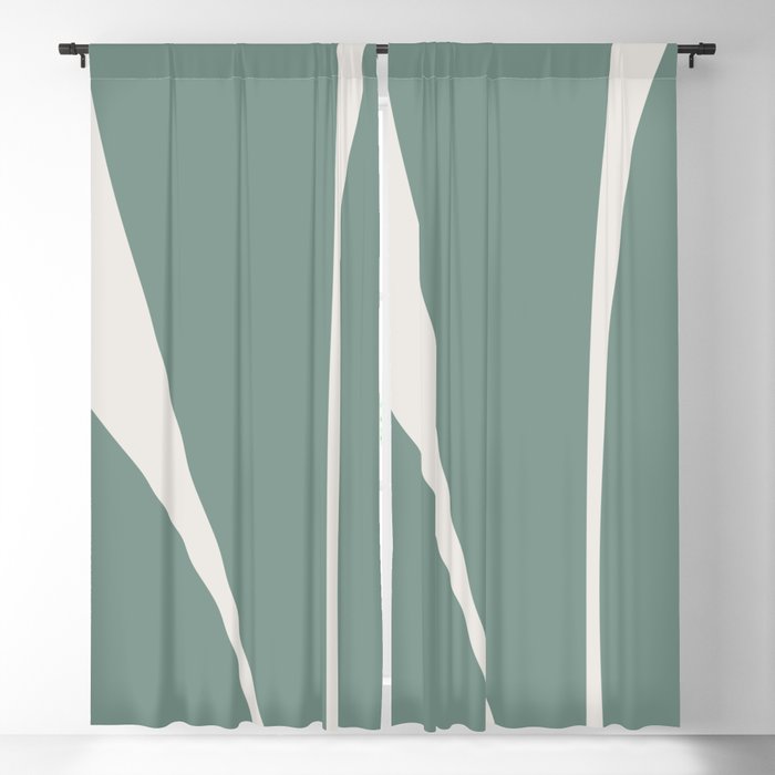 Minimalist Plant Abstract XXVIII Window Curtain Gallery Image 5