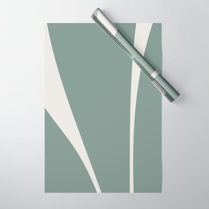 Minimalist Plant Abstract XXVIII Wrapping Paper Gallery Image 1
