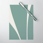 Minimalist Plant Abstract XXVIII Wrapping Paper Gallery Image 1