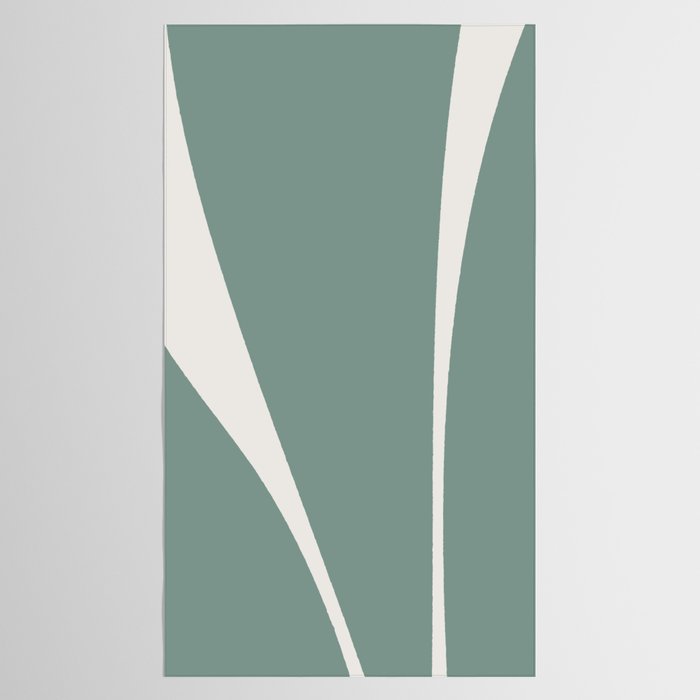 Minimalist Plant Abstract XXVIII Tablecloth Gallery Image 2