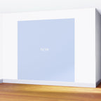 NOW BABY BLUE Pastel Solid Color Shabby Chic Abstract  Wall Mural Gallery Image 2