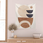 Abstract Minimal Shapes 33 Wall Tapestry Gallery Image 2