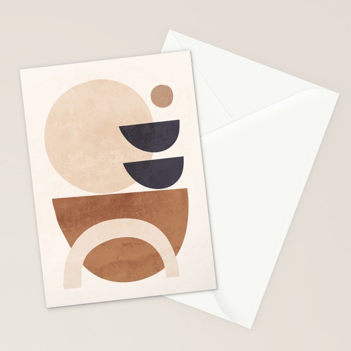 Abstract Minimal Shapes 33 Stationery Card Gallery Image 2