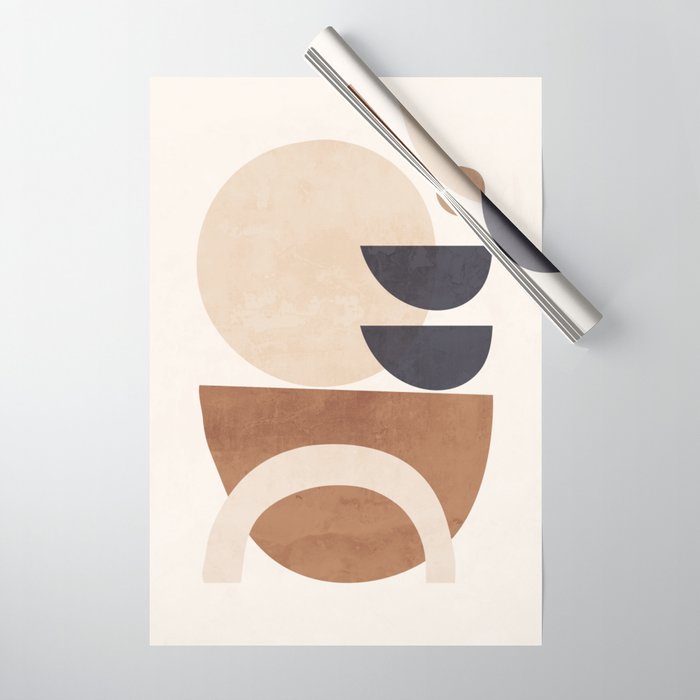 Abstract Minimal Shapes 33 Wrapping Paper Gallery Image 1