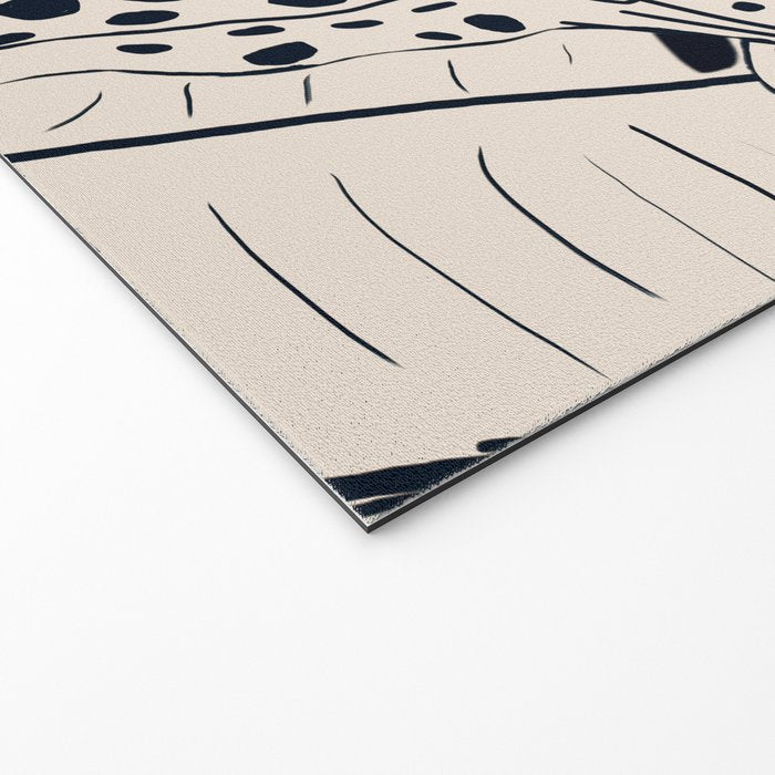 Minimal Jungle Abstract Art 4 Welcome Mat Gallery Image 2