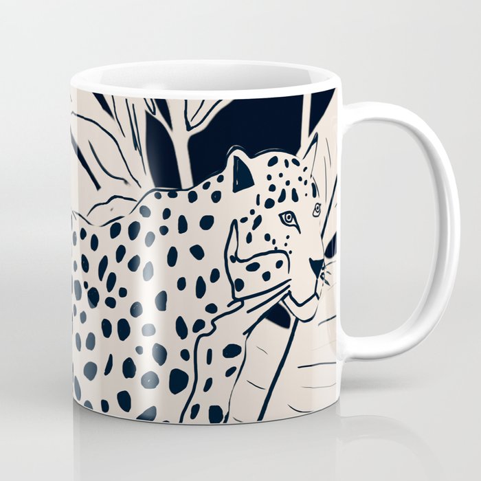 Minimal Jungle Abstract Art 4 Coffee Mug Gallery Image 1