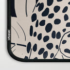 Minimal Jungle Abstract Art 4 Laptop Sleeve Gallery Image 3