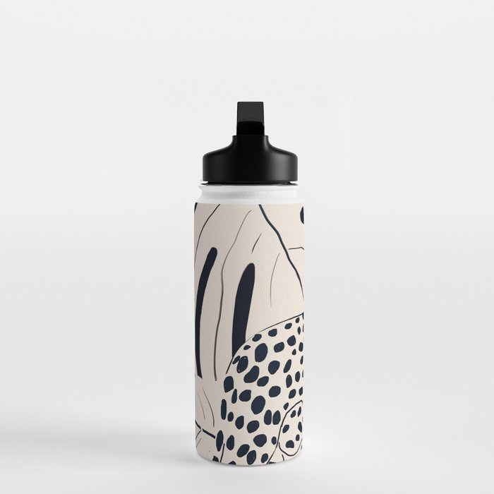 Minimal Jungle Abstract Art 4 Water Bottle Gallery Image 3