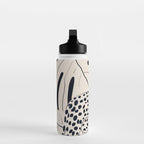 Minimal Jungle Abstract Art 4 Water Bottle Gallery Image 3