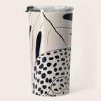 Minimal Jungle Abstract Art 4 Travel Mug Gallery Image 3