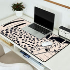 Minimal Jungle Abstract Art 4 Desk Mat Gallery Image 2