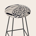 Minimal Jungle Abstract Art 4 Stool Gallery Image 2