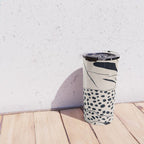 Minimal Jungle Abstract Art 4 Travel Mug Gallery Image 4