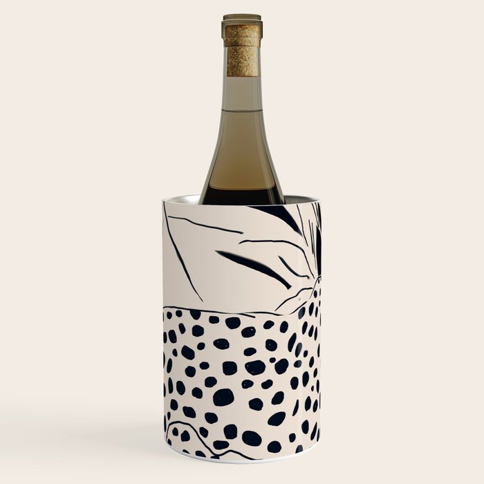 Minimal Jungle Abstract Art 4 Wine Chiller Gallery Image 1
