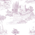 Toile de Jouy Vintage French Soft Lilac Blush Pastoral Pattern Coffee Mug Gallery Image 2