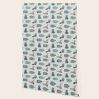 Woodland Creatures Pattern Wallpaper Gallery Image 2