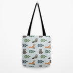 Woodland Creatures Pattern Tote Bag Gallery Image 2