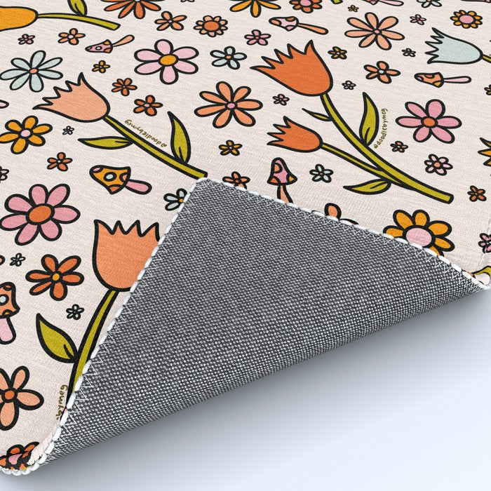 Tulip Print Rug Gallery Image 4