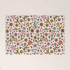 Tulip Print Welcome Mat Gallery Image 1