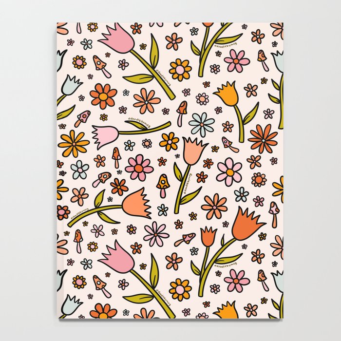 Tulip Print Notebook Gallery Image 4