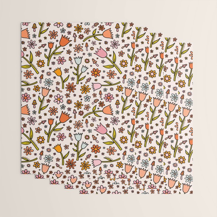 Tulip Print Wrapping Paper Gallery Image 3