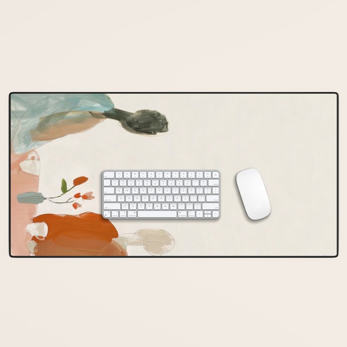 Abstract Cafe Stillness Desk Mat Gallery Image 1